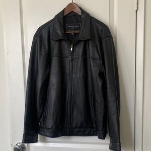 Claiborne Black Leather Jacket